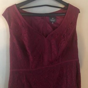 Adrianna Papell Sheath Lace Dress